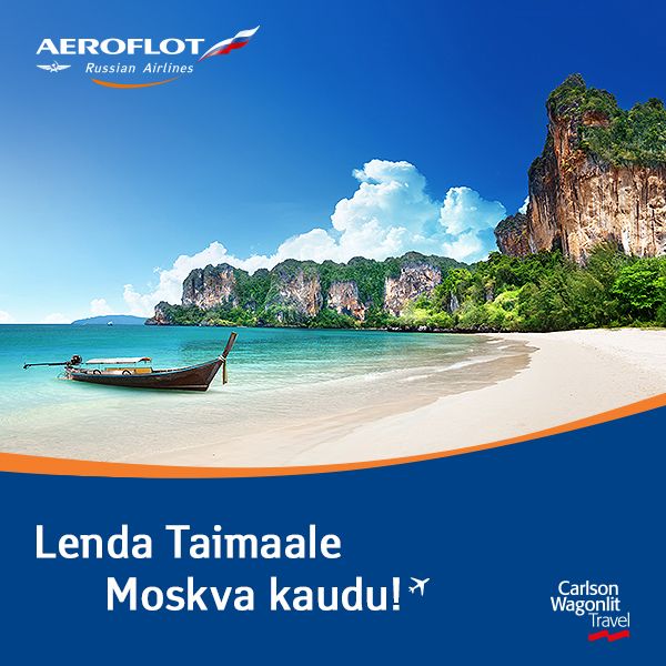 Aeroflotiga Taisse – lennud Bangkokki ja Phuketti