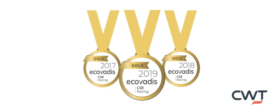 EcoVadis omistas CWTle kolmandat aastat järjest kõrgeima kuldtaseme