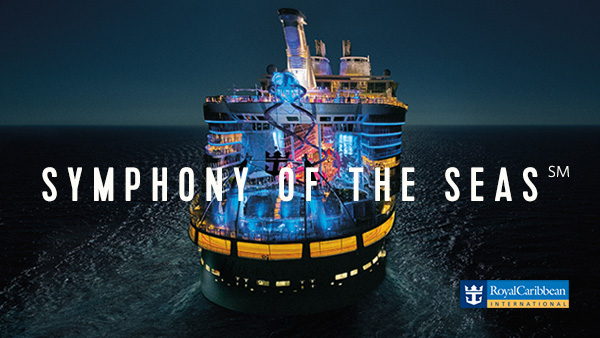 Vaid CWTst! 1000 € soodustus Symphony of the Seas 2018 Vahemere kruiisile