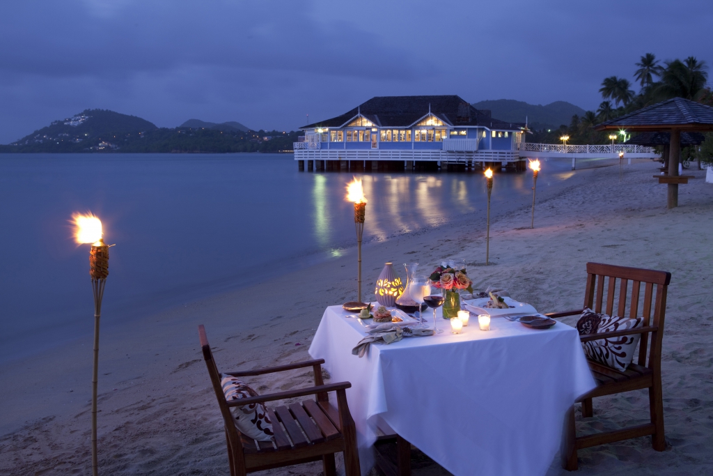 sandals-st-lucia-candellight-dinner